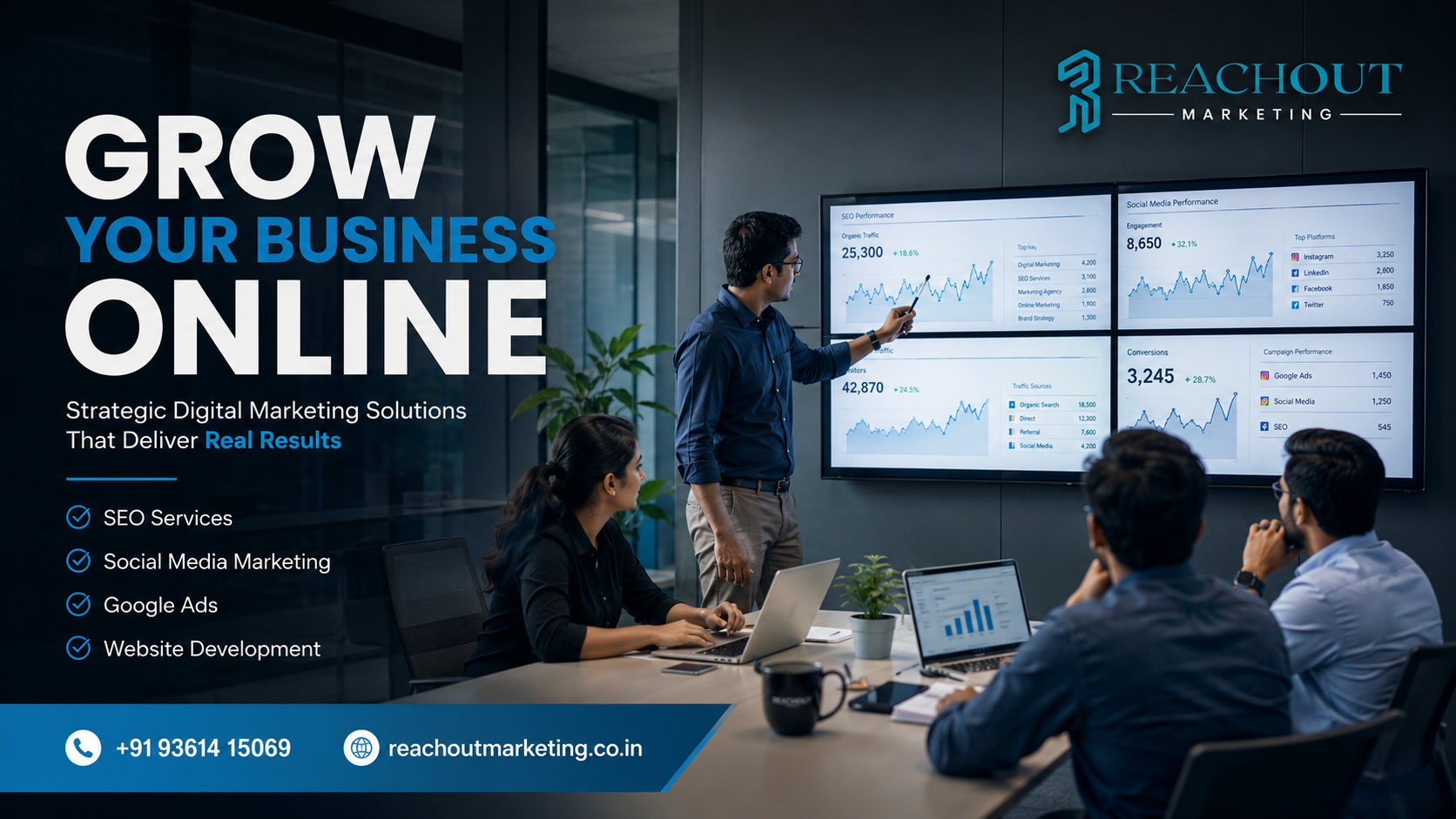  Increase Your Online Visibility with Reachout Marketing 